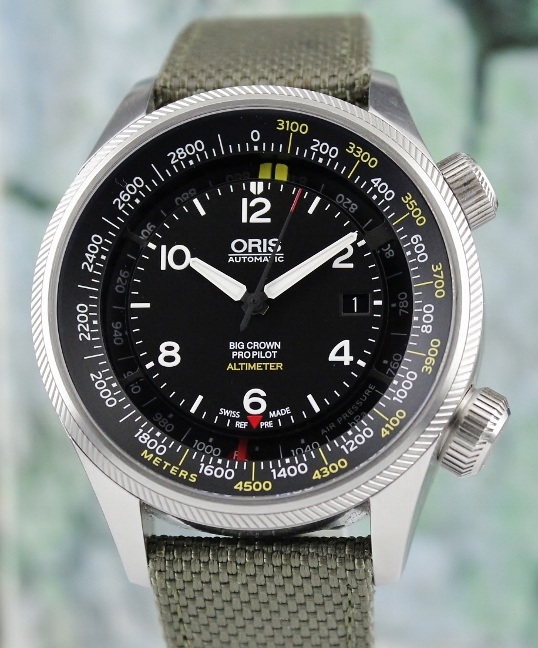 (image for) Unpolished Oris Big Crown Pro Pilot Altimeter Automatic Watch / 0173377054164